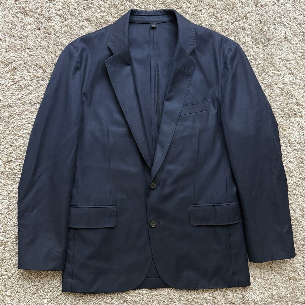 J. Crew Ludlow Legacy Blazer American Woolen Co. Navy Blue Suit Jacket Size 38S